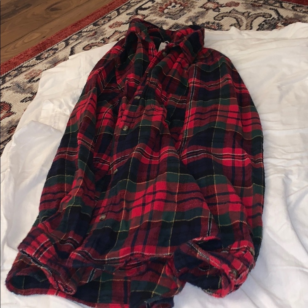 Red Button up